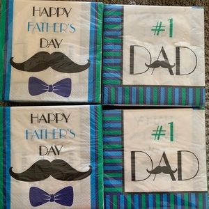 Happy Fathers Day guest napkins